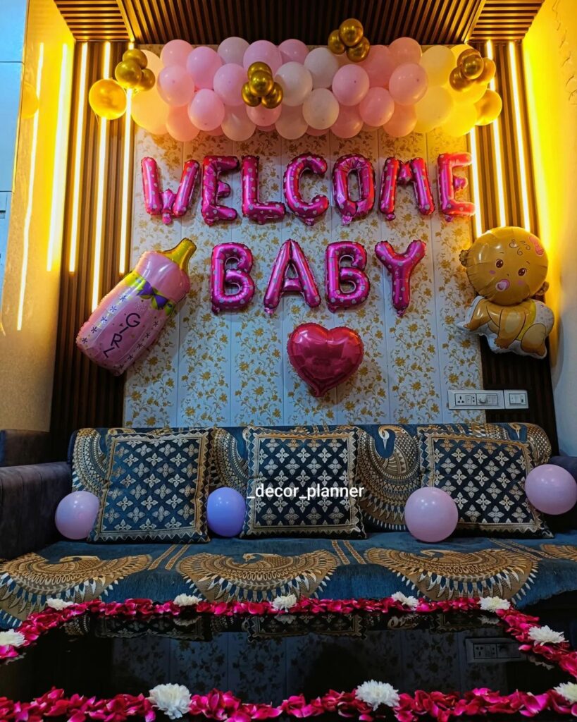 New born baby welcome home decoration in 2K25